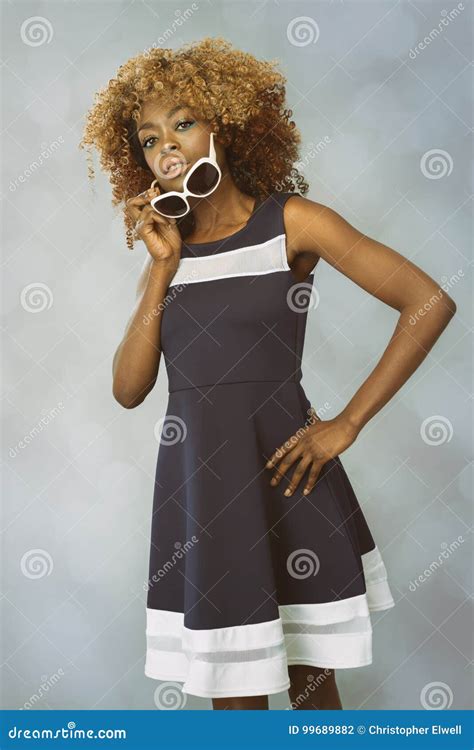 African Caribbean Woman Stock Photo Image Of Glamour 99689882