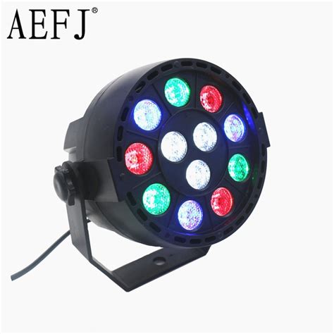 123w Rgbw Rgb Led Stage Light 36w 110v 220v Par Light With Dmx512 Master Slave Flat Dj