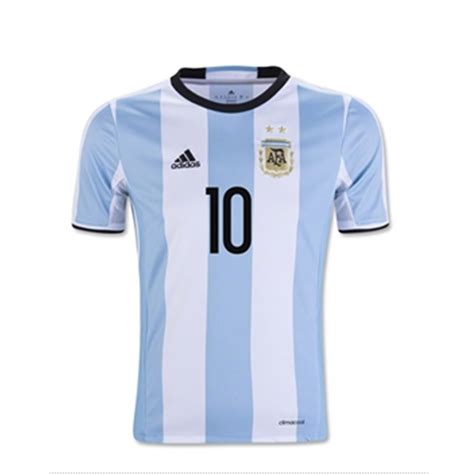 Adidas Argentina Lionel Messi 10 Soccer Jersey Home 201617