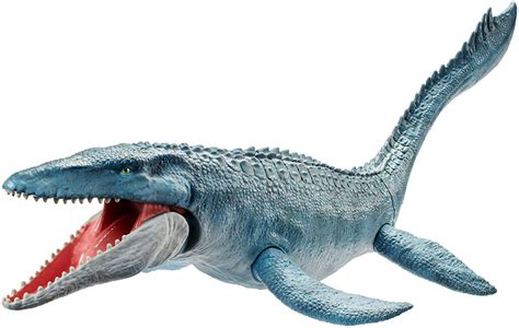 Mattel Jurassic World Real Feel Mosasaurus Swimming Figure Fallen