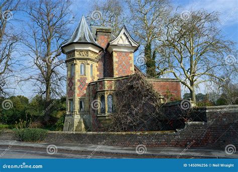 Gothic Style House With Turret Stock Photo Image Of Spooky