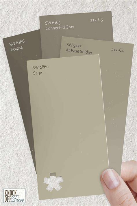 Sw Paint Color Multi Sage Chips Svelte Sage Sage Green Paint Color