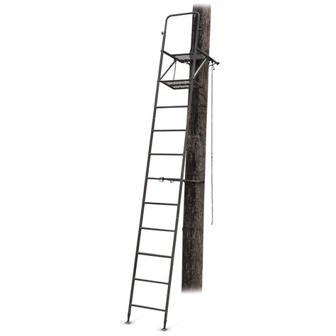 Amacker Adjustable 16 Ladder Tree Stand 159424 Ladder Tree Stands