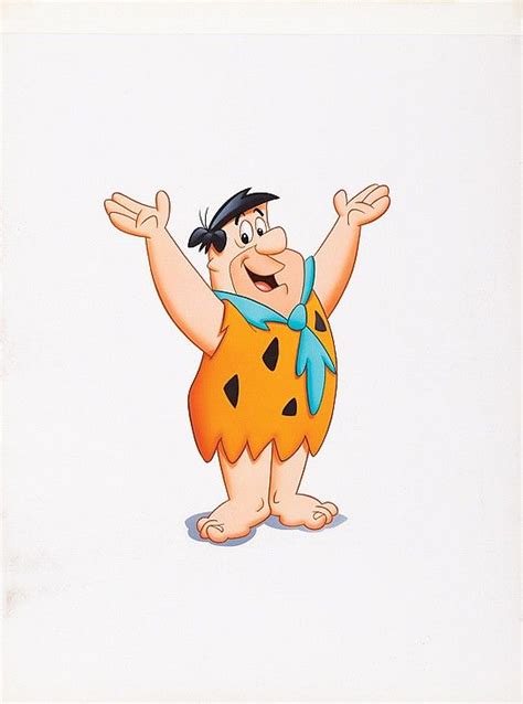 Original Full Color Key Artwork Featuring “fred Flintstone