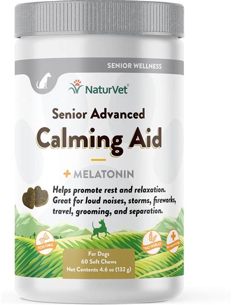 Naturvet Senior Advanced Calming Aid With Non Gmo Ingredients Dog