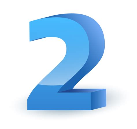 2 Number Png Download Free Image Png Play