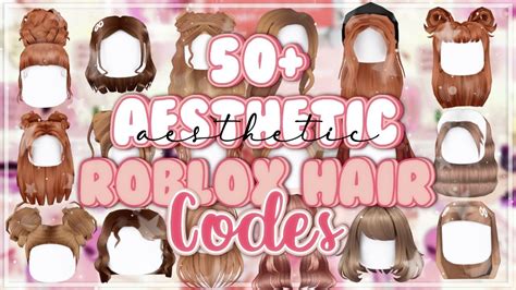 50 Aesthetic Brown Hair Codes For Bloxburg Roblox Part 1 Youtube