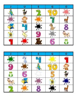 There are numerous locations that promote these games and you'll find some awesome methods to make use of them. Spanish or English Bingo Cards for Colors, Animals, and Numbers 1-10