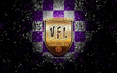 Germany, osnabrück (on yandex.maps/google maps). Download wallpapers Osnabruck FC, glitter logo, Bundesliga ...