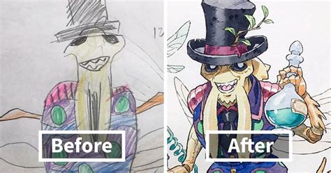 What app turns you into an anime character. Dad Turns His Sons' Doodles Into Anime Characters, And The ...