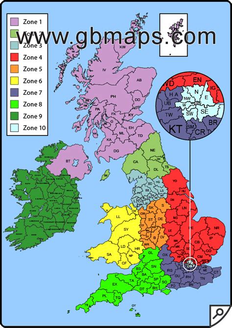 Uk Map By Postcode Areas United States Map