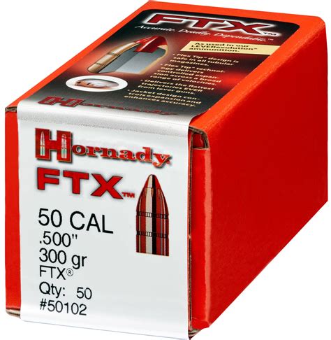 Hornady Bullets 50 Caliber 500 300 Grain Ftx 50ct 5758676 Lg Outdoors