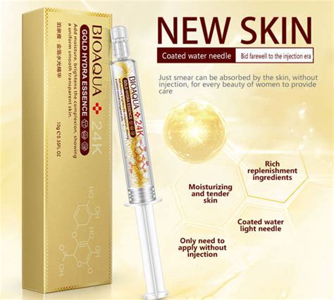 Bioaqua 24K Gold Skin Moisturising Hyaluronic Acid Liquid Whitening