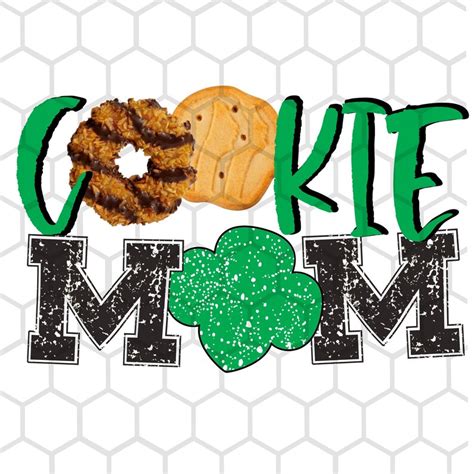 Cookie Mom Girl Scout Mama Vinyl Transfer Etsy