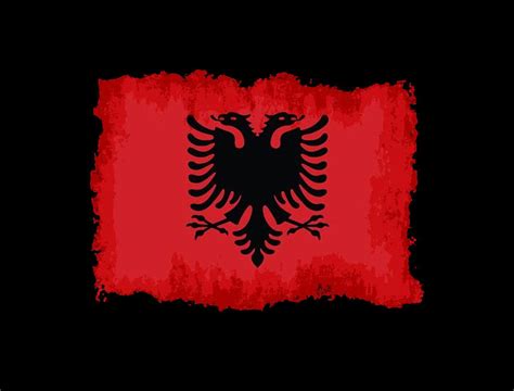 Albania Black Eagle On Red Albanian Flag Flag Of Albania Tale Of