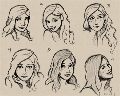Slightly Less Terrible Face Sketches By Pseudolonewolf On Deviantart