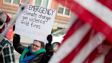 A Day Of Protests Against Trumps National Emergency Over The Border Wall