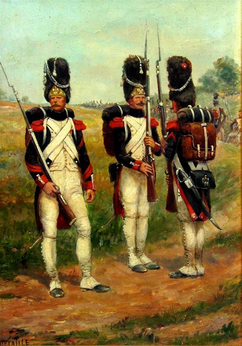 French Old Guards Grenadiers Of The Imperial Guards By Edouard