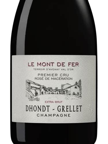 Dhondt Grellet Le Mont De Fer Rosé De Macération Extra Brut Champagne Premier Cru Vivino Us