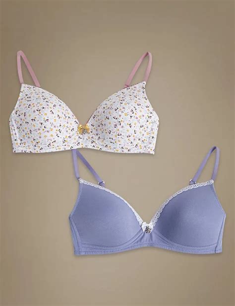 2 pack padded full cup first bras aa d angel mands