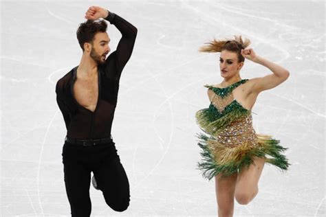 Winter Olympics Wardrobe Issue Exposes French Skaters Breast During Ice Dance Routine Abc