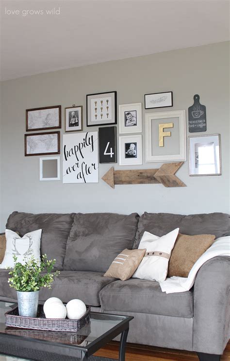 Creative Ways To Decorate Above The Sofa Little Vintage Nest