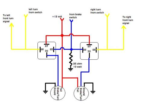 Turn Signal Brake Light Wiring Diagram Collection Faceitsalon Com