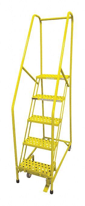 50 In Platform Ht 10 In Platform Dp Rolling Ladder 21uw24