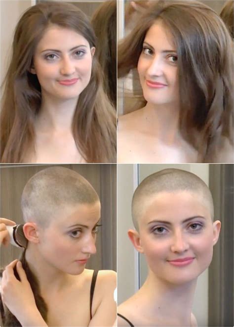 Pin By Oliver Carrion On Hair Transformation Shaved Hair Women Hair