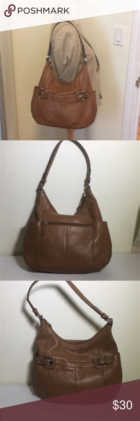 Tignanello Tan Leather Hobo Bag Leather Hobo Leather Hobo Bag Hobo Bag