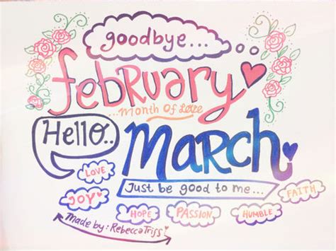 Goodbye February Hello March Pictures Photos And Images For Facebook
