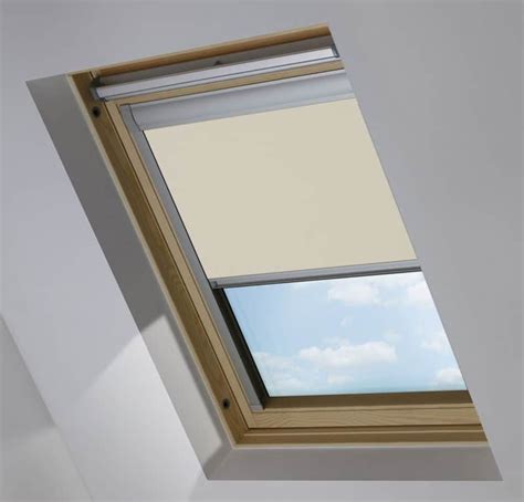 Cream Skylight Blind For Dakstra Windows Cheapest Blinds Uk Ltd