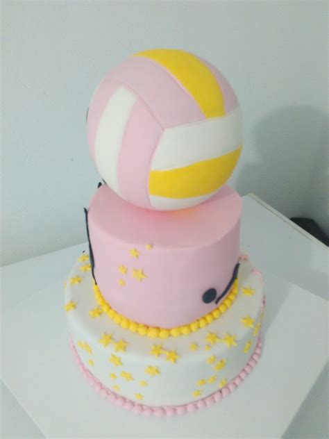 Volleyball Cake For Girls Volleyball Cakes Volleyball Birthday Cakes