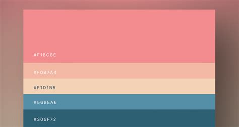 8 Beautiful Flat Lay Color Palettes Colorpalette Desi