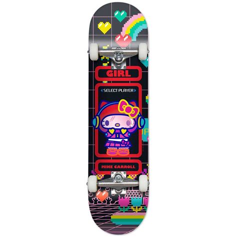 Girl Mike Carroll Sanrio Arcade Complete Skateboard 8x31875