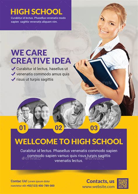 High School Flyer By Afjamaal Graphicriver