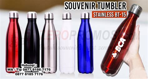 Check out our traveling mug selection for the very best in unique or custom, handmade pieces from our drinkware shops. Souvenir Tumbler Stainless BT-15 Promosi - Botol Air Minum ...