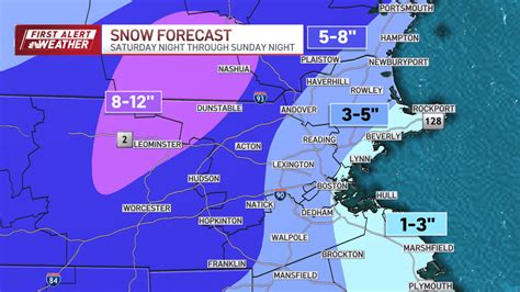 Boston Storm Tracker How Much Snow This Weekend In Massachusetts Nh