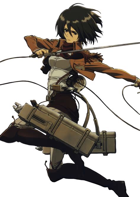 Mikasa Ackerman Render By Buntglass On Deviantart