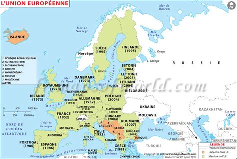 Info Carte Les Pays De Lunion Europeenne Voyages Cartes