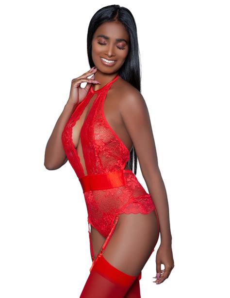 Ophelia Red Bodysuit 2016RED 05946 Lover S Lane