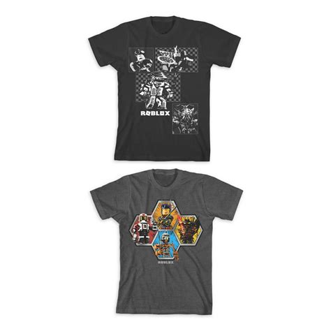 Roblox Roblox Boys Short Sleeve Graphic T Shirts 2 Pack Size 4 18