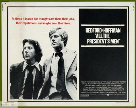 All the president's men is a 1976 american political biographical drama film about the watergate scandal, which brought down the presidency of richard nixon. MOVIE REVIEW | ***AFI 100*** #77. All the President's Men ...