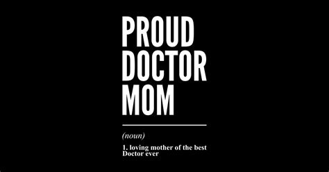 Proud Doctor Mom Definition Doctor Sticker Teepublic