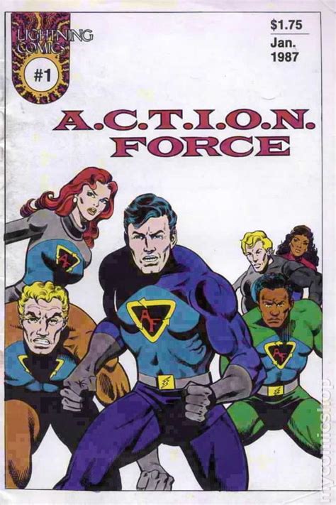 Action Force 1987 Lightning Comic Books