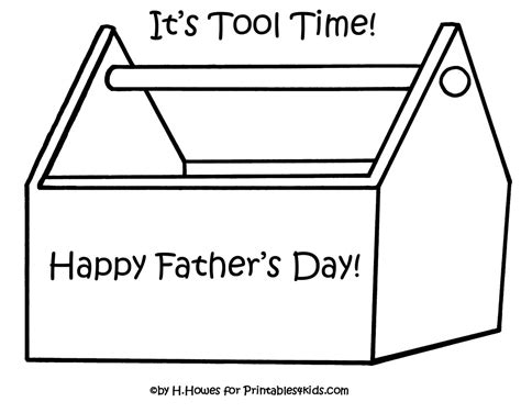Fathers Day Printable Tool Box Activity Printables For Kids Free