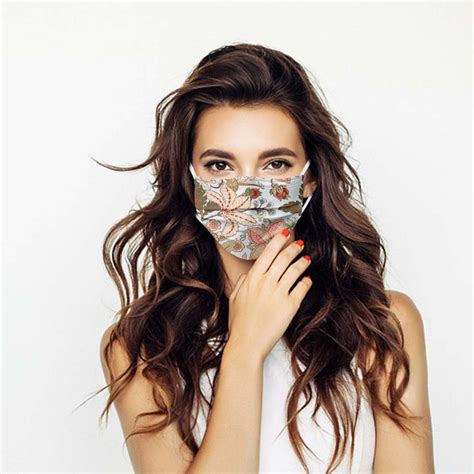 Buy 50pc Disposable Face Mask For Adult Women With Letter Designs
