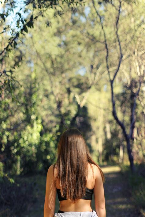 The creature had slithered inside her as she slept in the yard of her home in she jumps back startled and medical staff scream when they realise the length of the snake inside the patient. Free Images : tree, nature, forest, grass, girl, woman ...