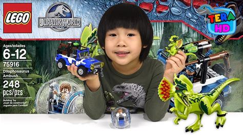 Lego Jurassic World Dilophosaurus Ambush Set 75916 ต่อเลโก้ Jurassic World Dilophosaurus Youtube