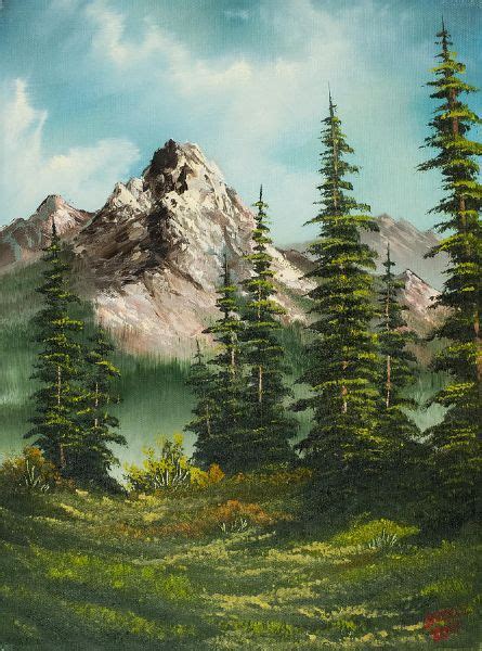 Pictures Of Bob Ross Paintings Bloggerhumanistico